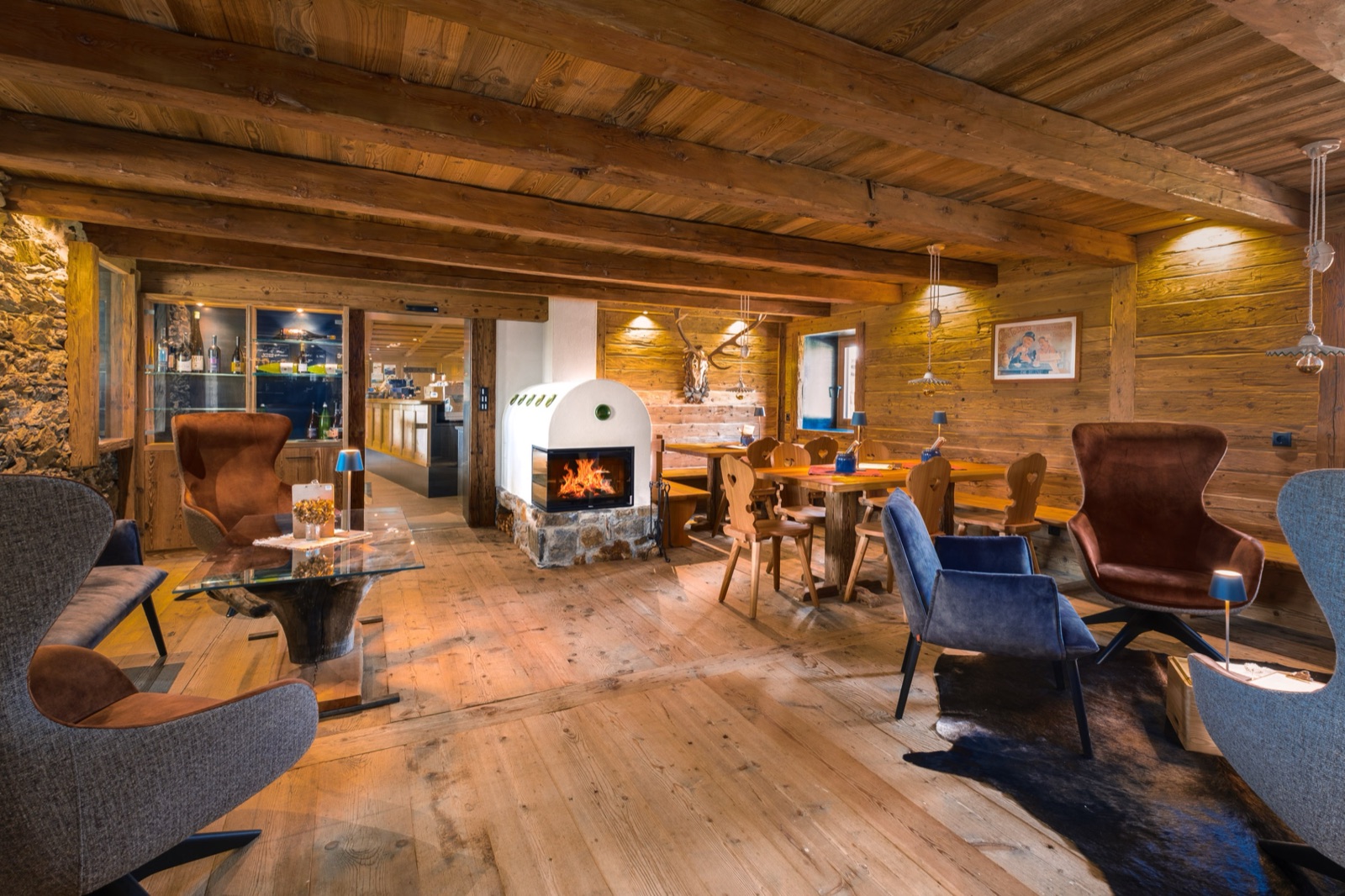 Interni di un hotel in Alto Adige fotografati per il settore turistico