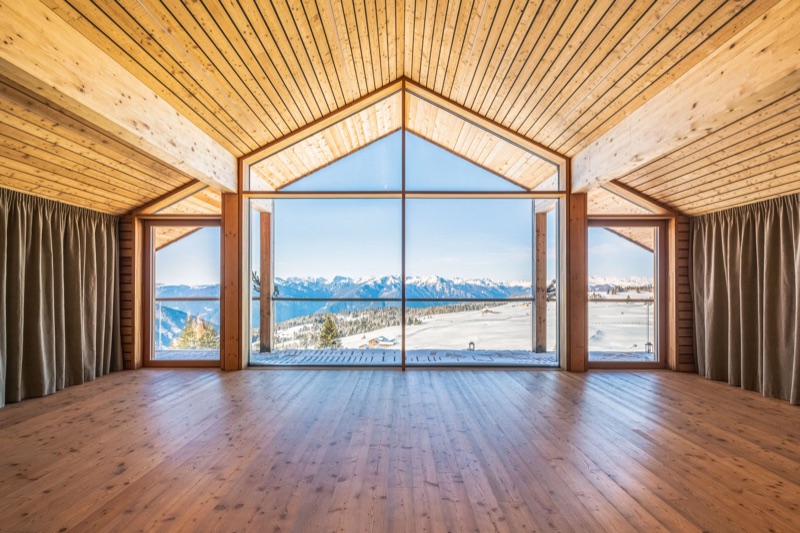 Interni di un hotel in Alto Adige fotografati per il settore turistico